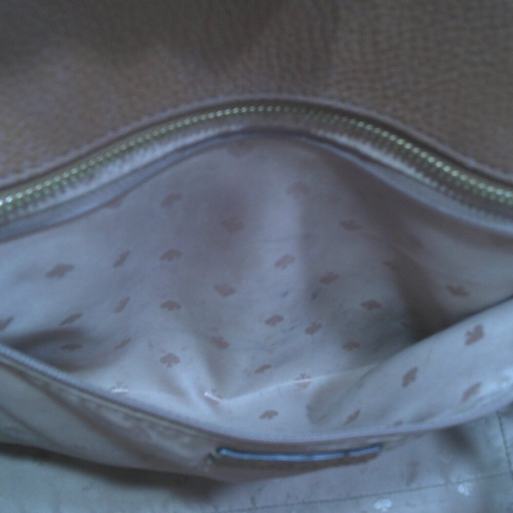 Kate Spade Jackson Satchel Gingerbread Minimalist Leather Bag Purse Pocketbook - Picture 12 of 13
